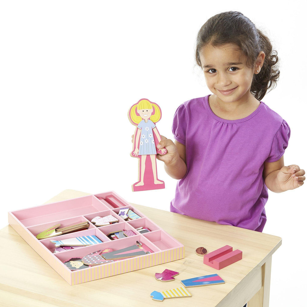 Melissa & Doug Abby & Emma Magnetic Dress-Up Set - TOYBOX Toy Shop