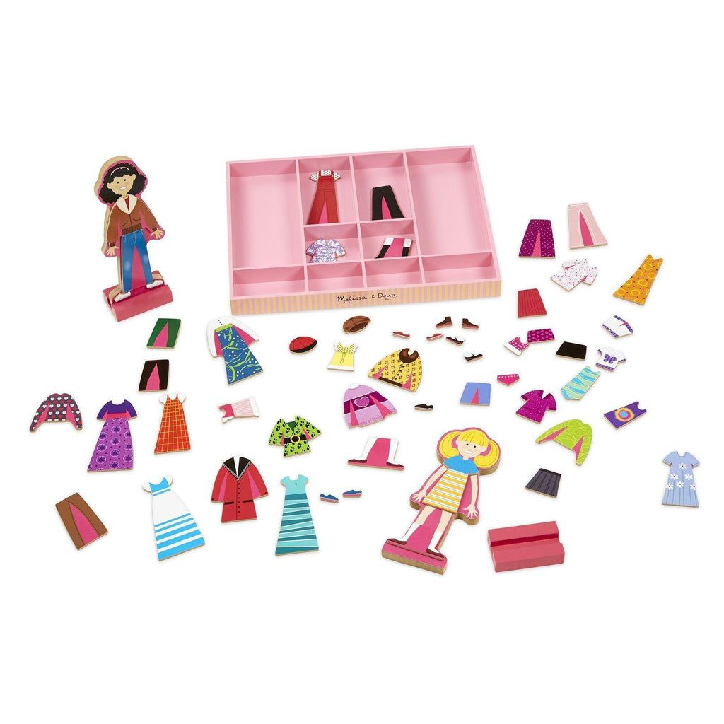 Melissa & Doug Abby & Emma Magnetic Dress-Up Set - TOYBOX Toy Shop