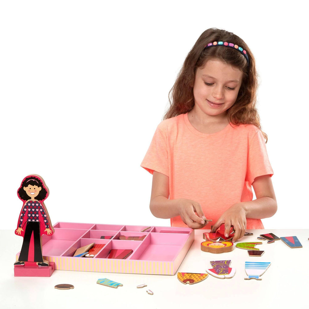 Melissa & Doug Abby & Emma Magnetic Dress-Up Set - TOYBOX Toy Shop