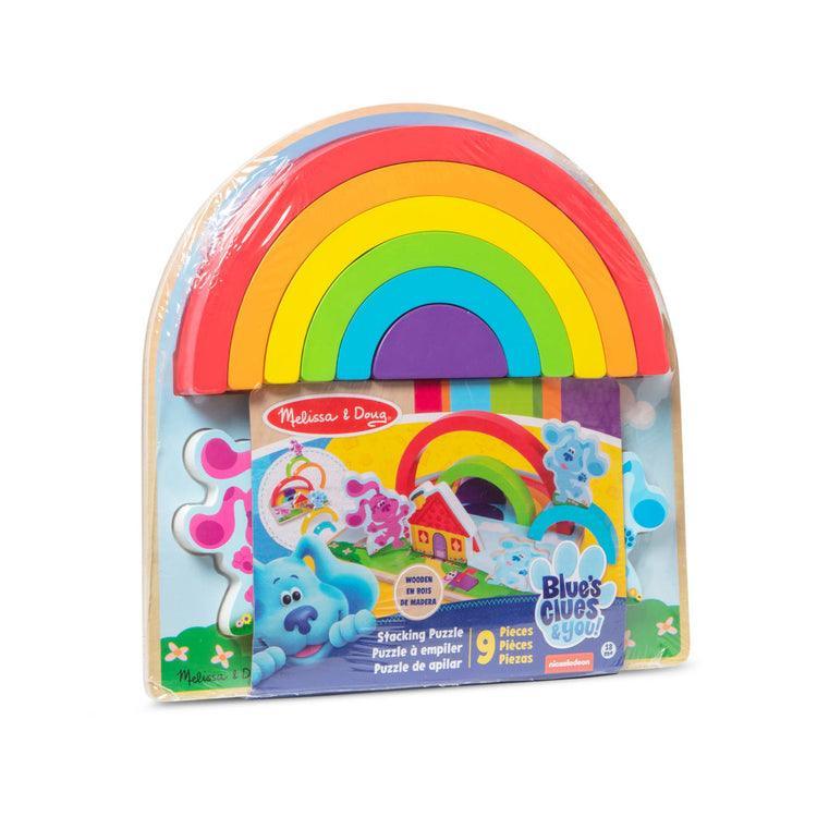 Melissa & Doug Blue's Clues & You! Wooden Rainbow Stacker Puzzle - TOYBOX Toy Shop