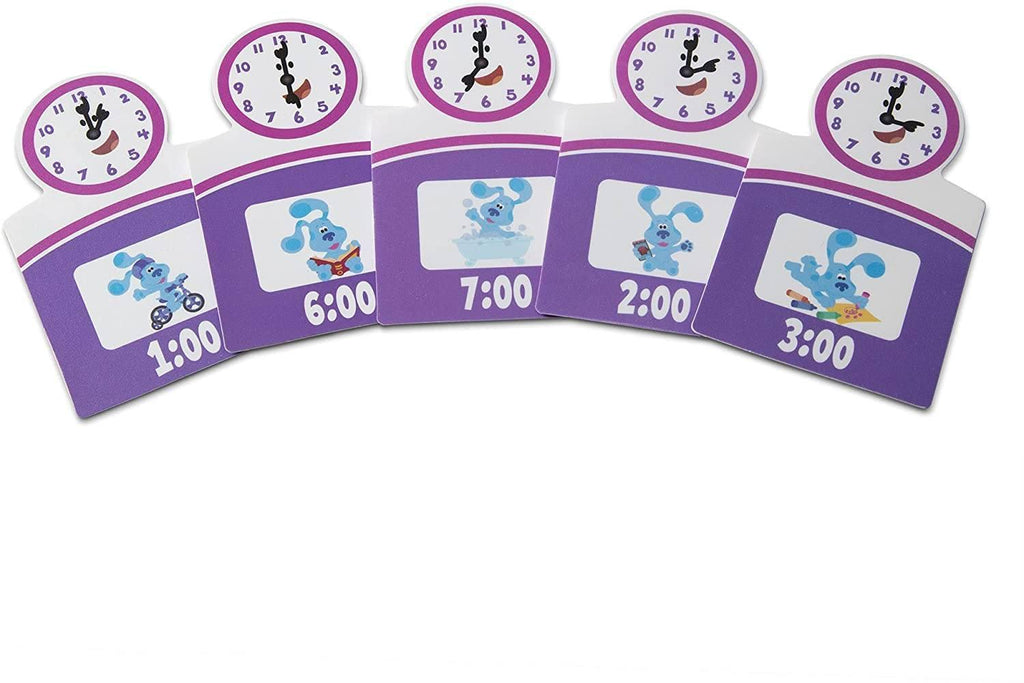 Melissa & Doug Blue's Clues & You! Wooden Tickety Tock Magnetic Clock - TOYBOX Toy Shop