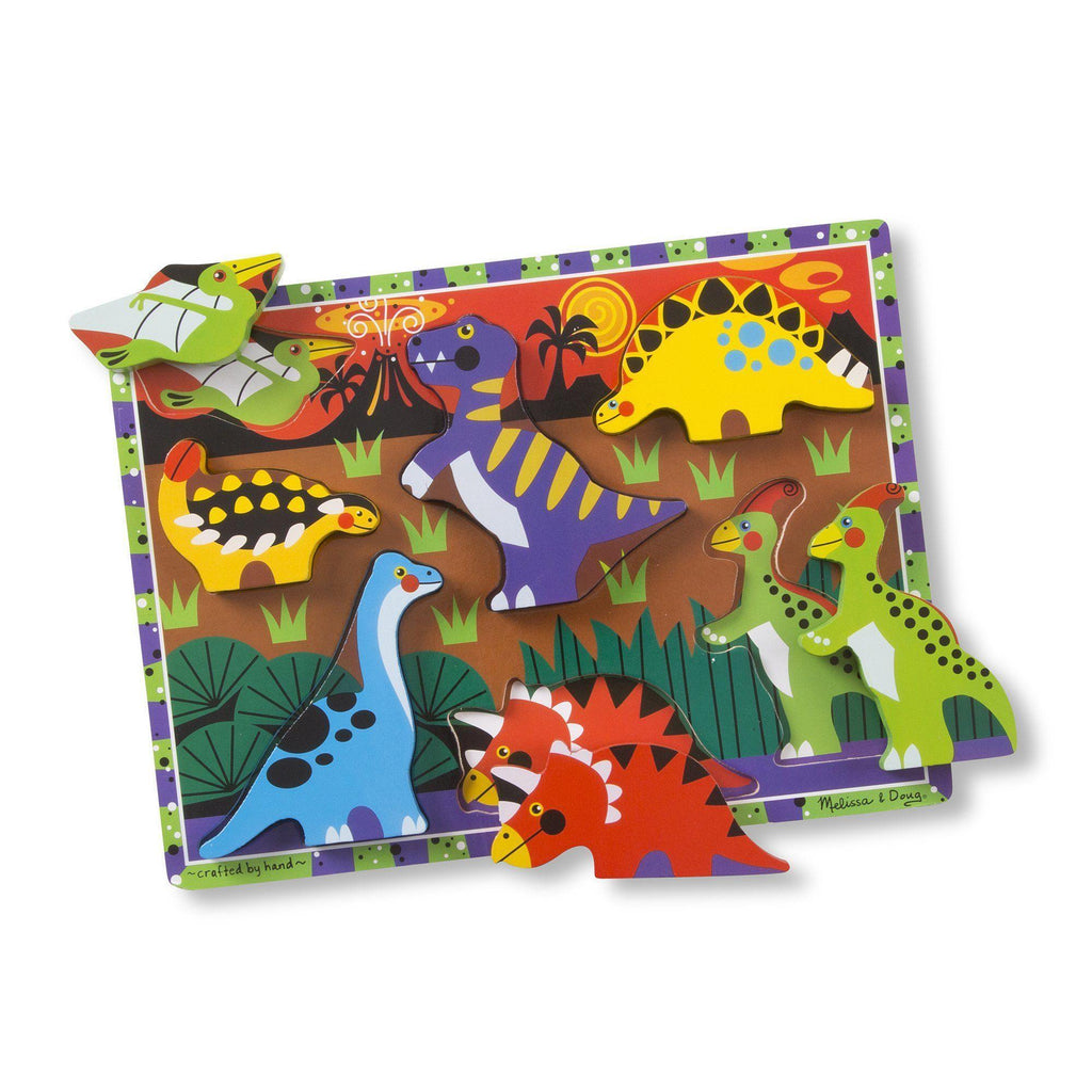 Melissa & Doug Dinosaurs Chunky Puzzle - 7 Pieces - TOYBOX Toy Shop