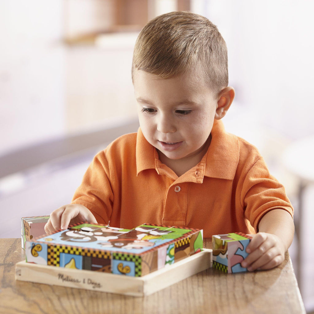 Melissa & Doug Farm Cube Puzzle - TOYBOX Toy Shop