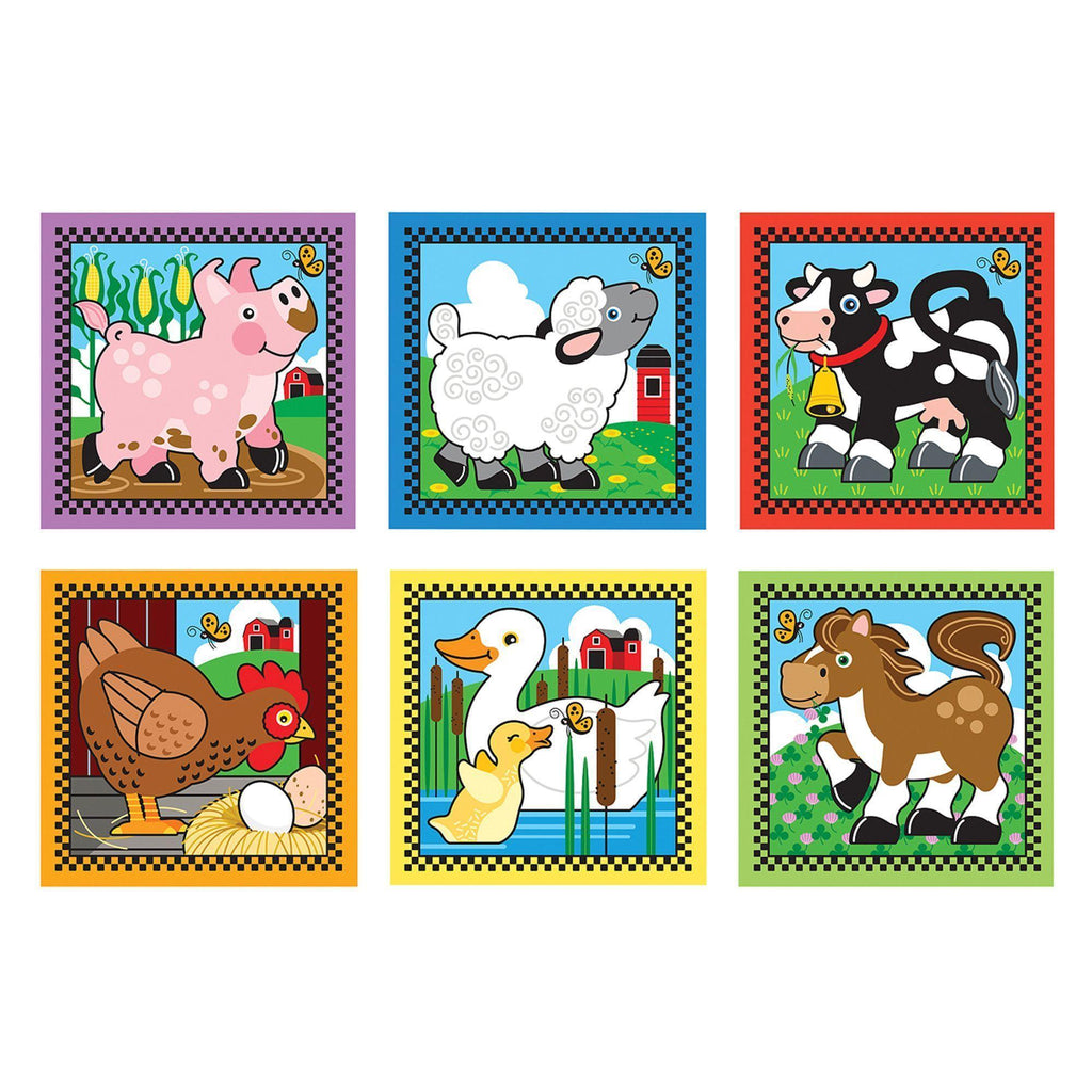 Melissa & Doug Farm Cube Puzzle - TOYBOX Toy Shop