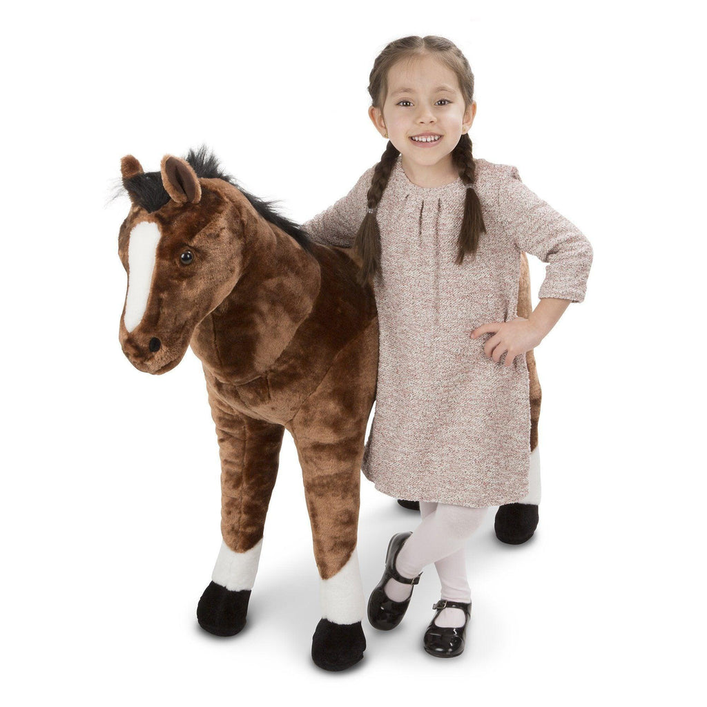 Melissa & Doug Horse Giant Soft Toy - TOYBOX Toy Shop