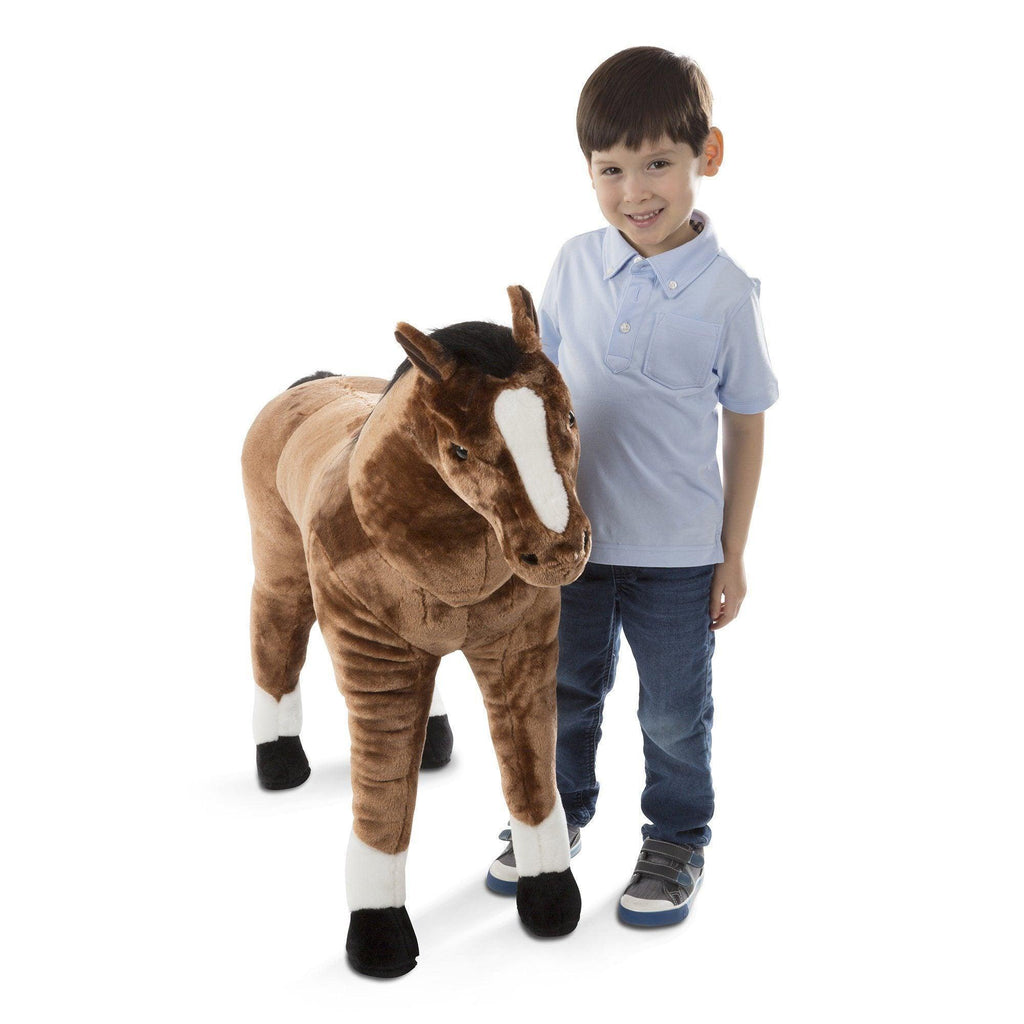 Melissa & Doug Horse Giant Soft Toy - TOYBOX Toy Shop