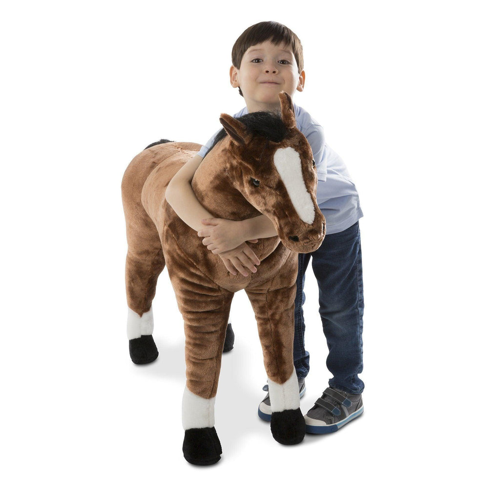 Melissa & Doug Horse Giant Soft Toy - TOYBOX Toy Shop