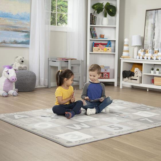 Melissa & Doug Jumbo ABC-123 Rug - Neutral - TOYBOX Toy Shop