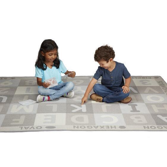 Melissa & Doug Jumbo ABC-123 Rug - Neutral - TOYBOX Toy Shop