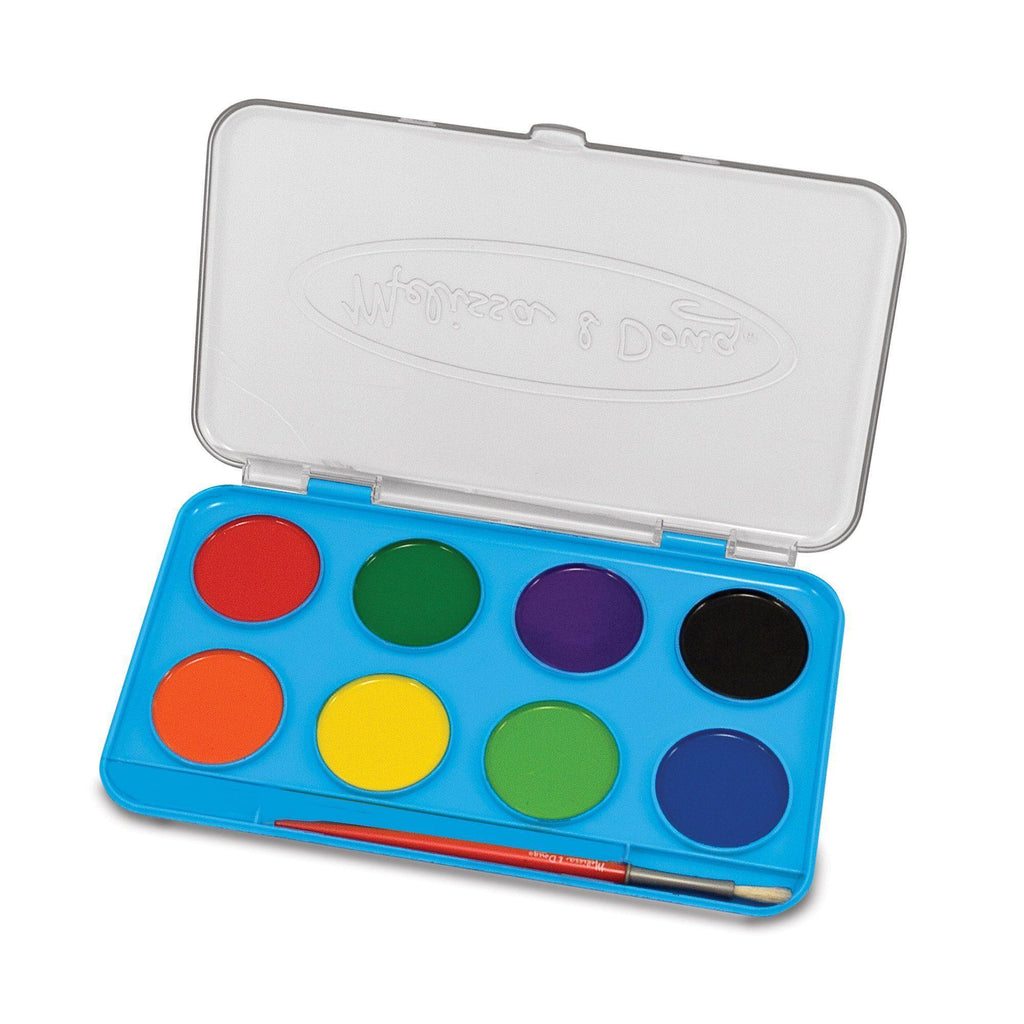 Melissa & Doug Jumbo Watercolor Paint Set (8 colors) - TOYBOX Toy Shop