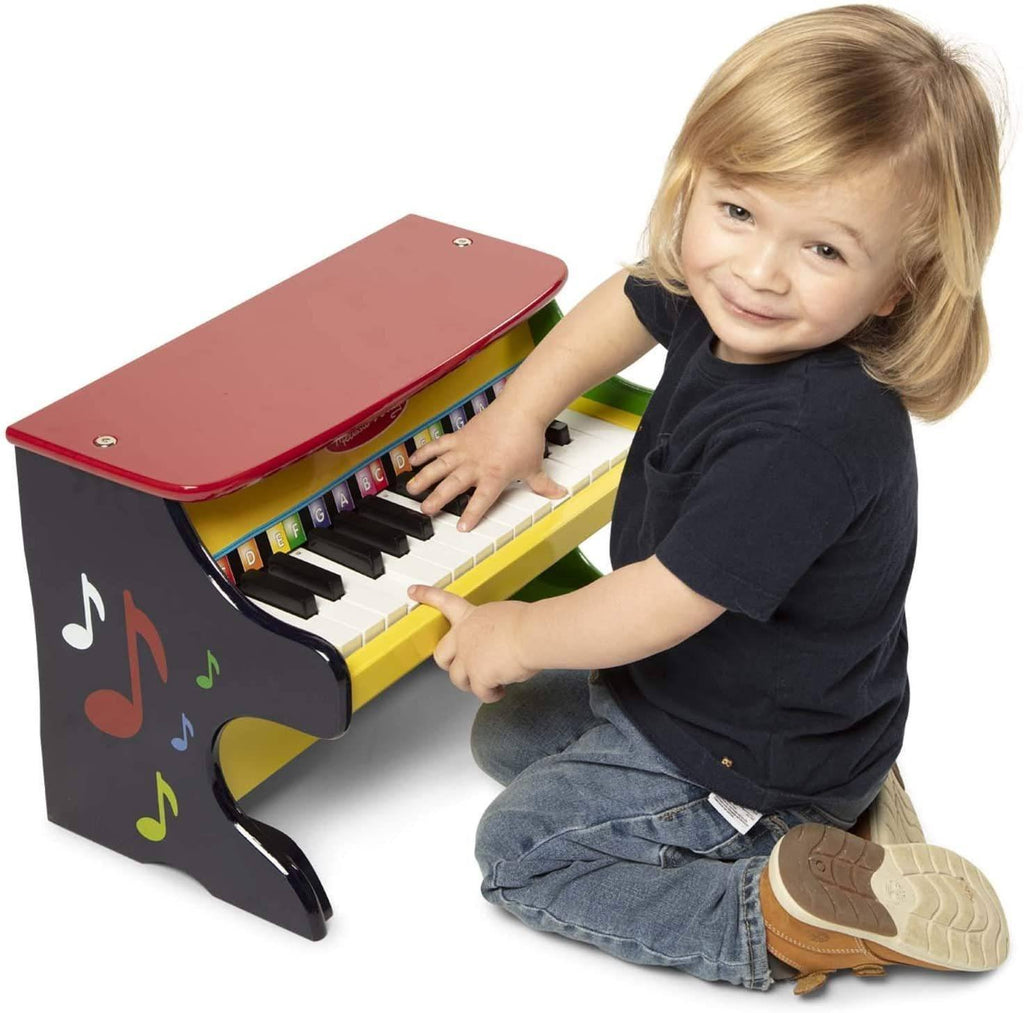 Melissa & Doug Learn-to-Play Piano Solid Wood Construction - TOYBOX Toy Shop