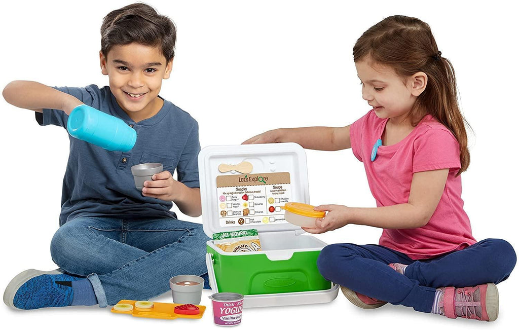 Melissa & Doug Let’s Explore Camp Cooler Play Set – 27 Pieces - TOYBOX Toy Shop
