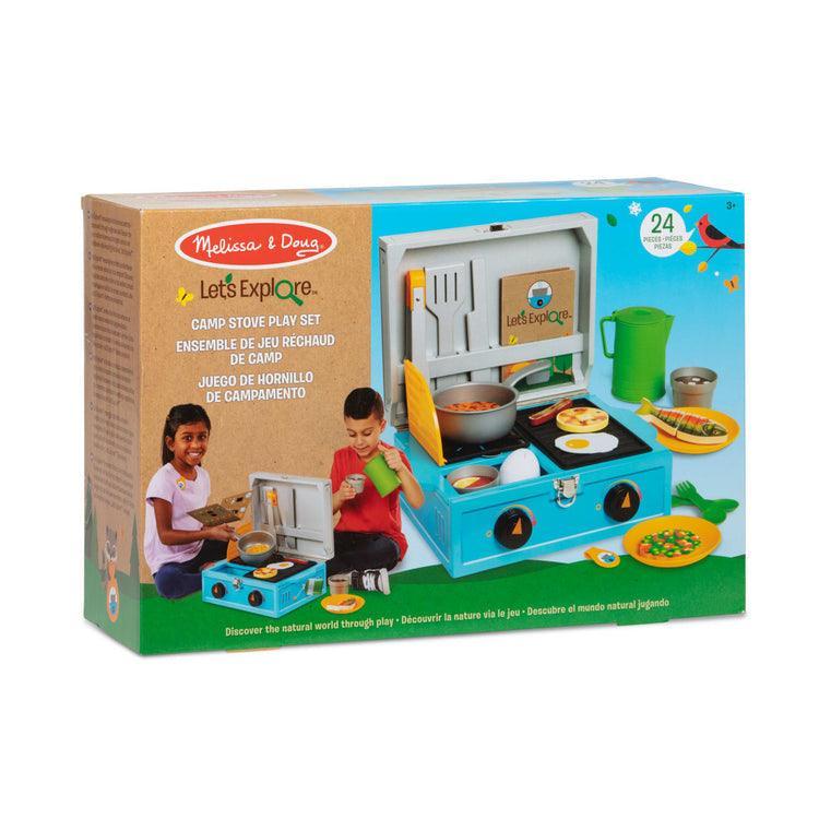 Melissa & Doug Let's Explore Wooden Camp Stove Play Set - TOYBOX Toy Shop