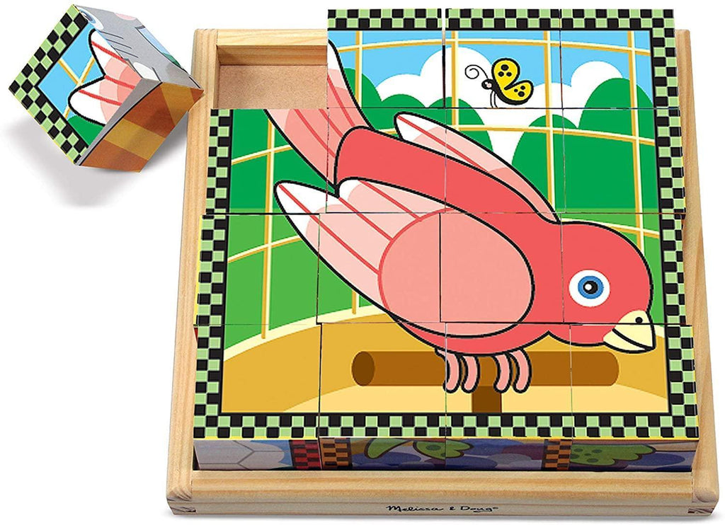 Melissa & Doug Pets Cube Puzzle - TOYBOX Toy Shop