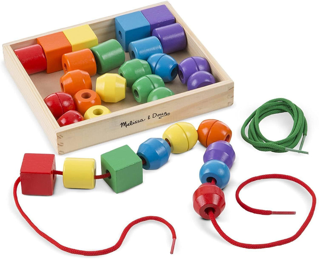 Melissa & Doug Primary Lacing Beads - TOYBOX Toy Shop