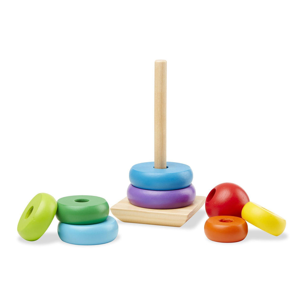 Melissa & Doug Rainbow Stacker Classic Toy - TOYBOX Toy Shop