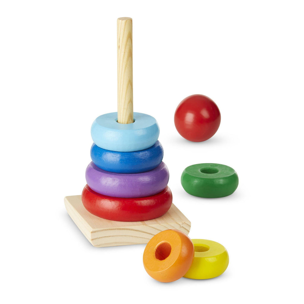 Melissa & Doug Rainbow Stacker Classic Toy - TOYBOX Toy Shop