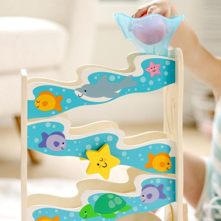 Melissa & Doug Rollables Wooden Ocean Slide - TOYBOX Toy Shop