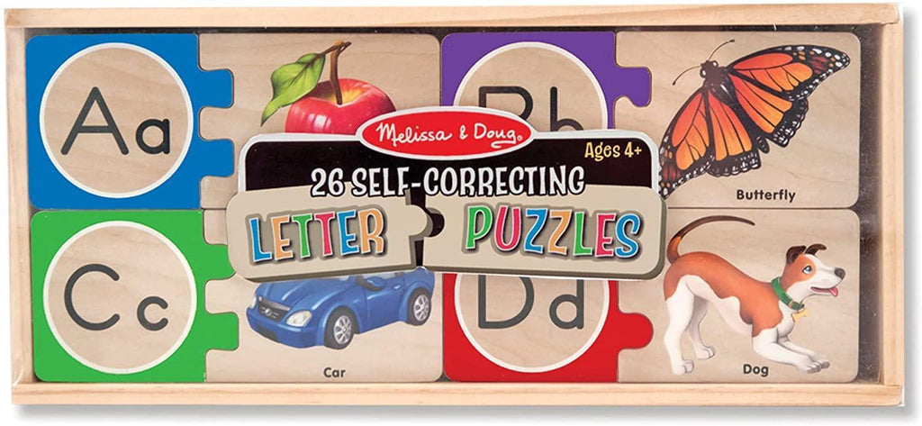 Melissa & Doug Self-Correcting Alphabet Letter Puzzles - TOYBOX Toy Shop