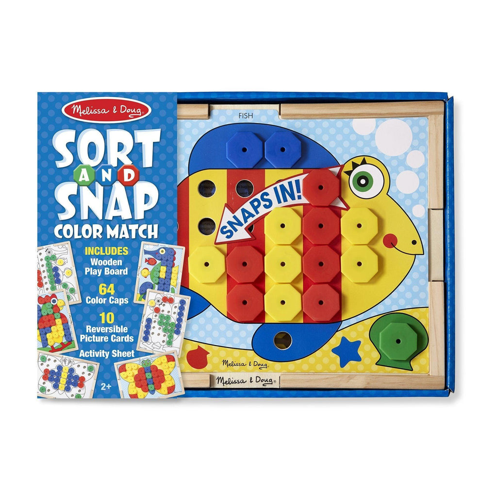 Melissa & Doug Sort And Snap Colour Match - TOYBOX Toy Shop