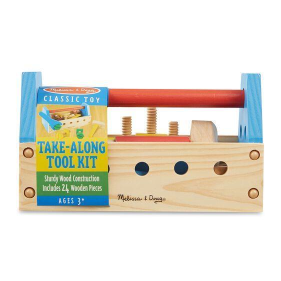 Melissa & Doug Take-Along Tool Kit Wooden Toy - TOYBOX Toy Shop