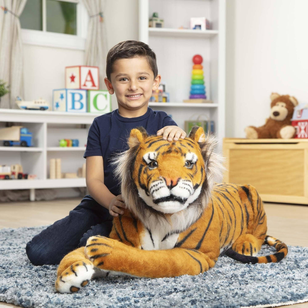 Melissa & Doug Tiger Giant Stuffed Animal - TOYBOX Toy Shop