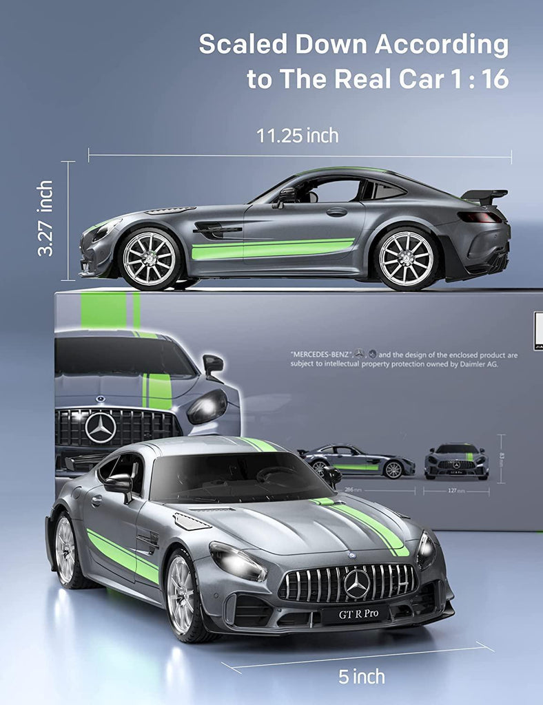 MERCEDES-AMG GT R Pro  Remote Control Car with Lights 1:16 Scale - TOYBOX Toy Shop