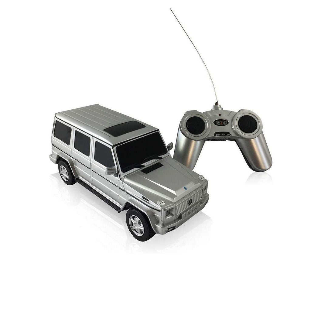 Mercedes-Benz G-Class G55 AMG 1:24 Scale Radio Controlled Model Car Silver - TOYBOX Toy Shop