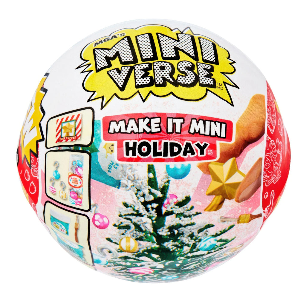 MGA's Miniverse Make It Mini Holiday Movie Surprise Capsule - Assorted - TOYBOX Toy Shop