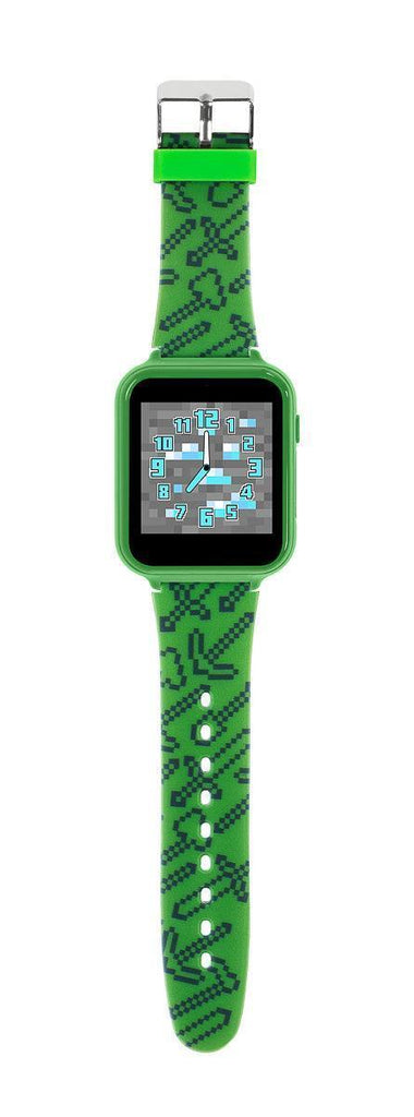 Minecraft Green Interactive Silicon Strap Watch - TOYBOX Toy Shop