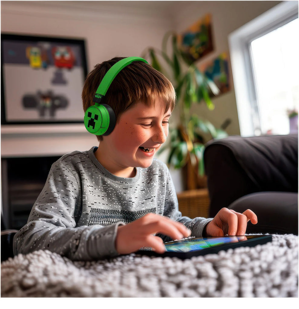 Minecraft-themed Bluetooth Kids Headphones - TOYBOX Toy Shop