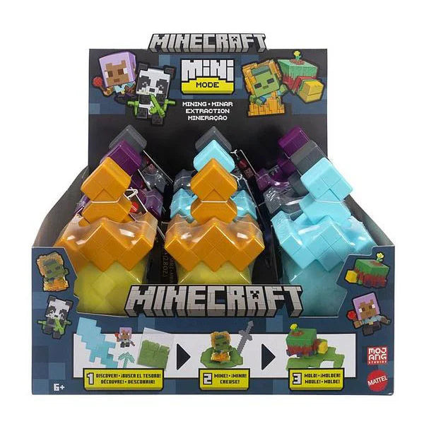 Minecraft Mini Mode Mini Mining - Assorted - TOYBOX Toy Shop