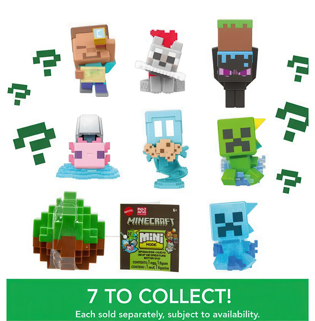 Minecraft Mini Mode Spawn Egg - Assortment - TOYBOX Toy Shop