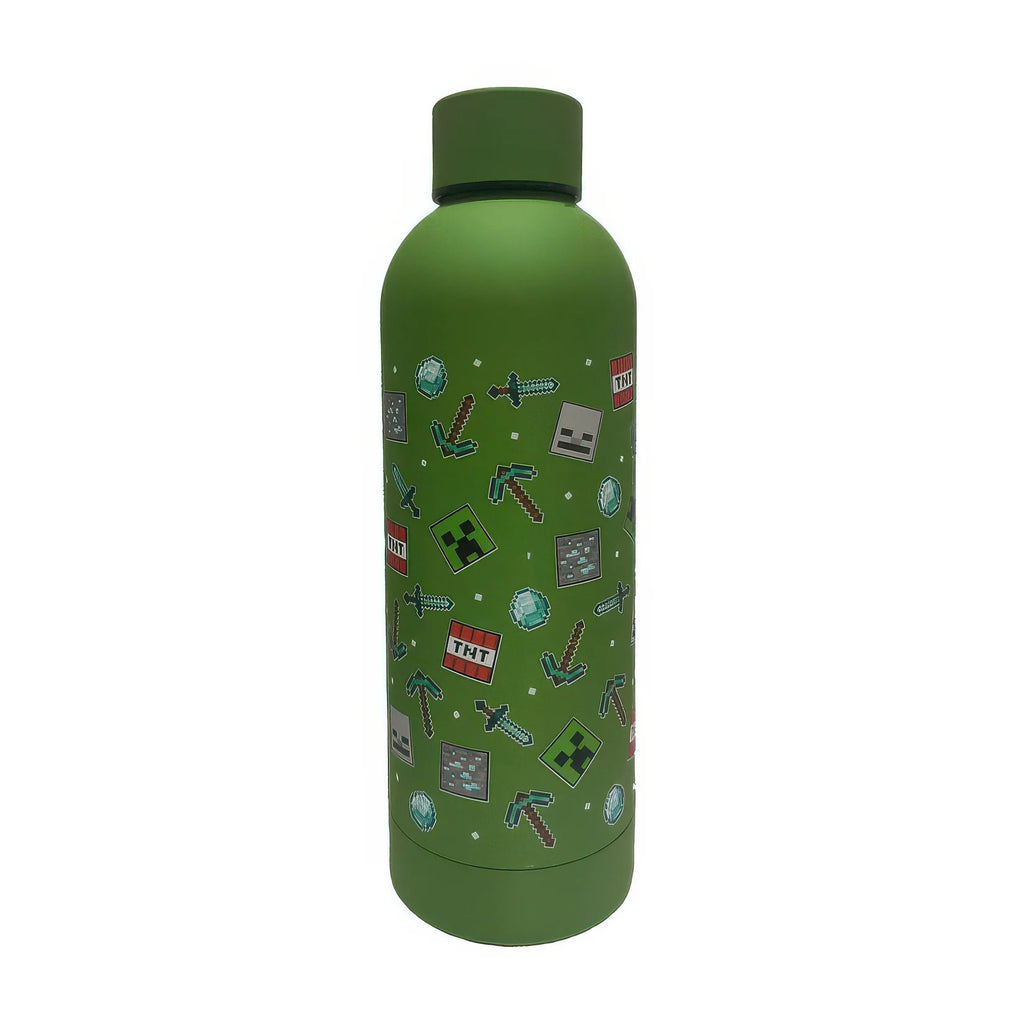 Minecraft Stainless Steel Bottle ICON 500ml - TOYBOX Toy Shop