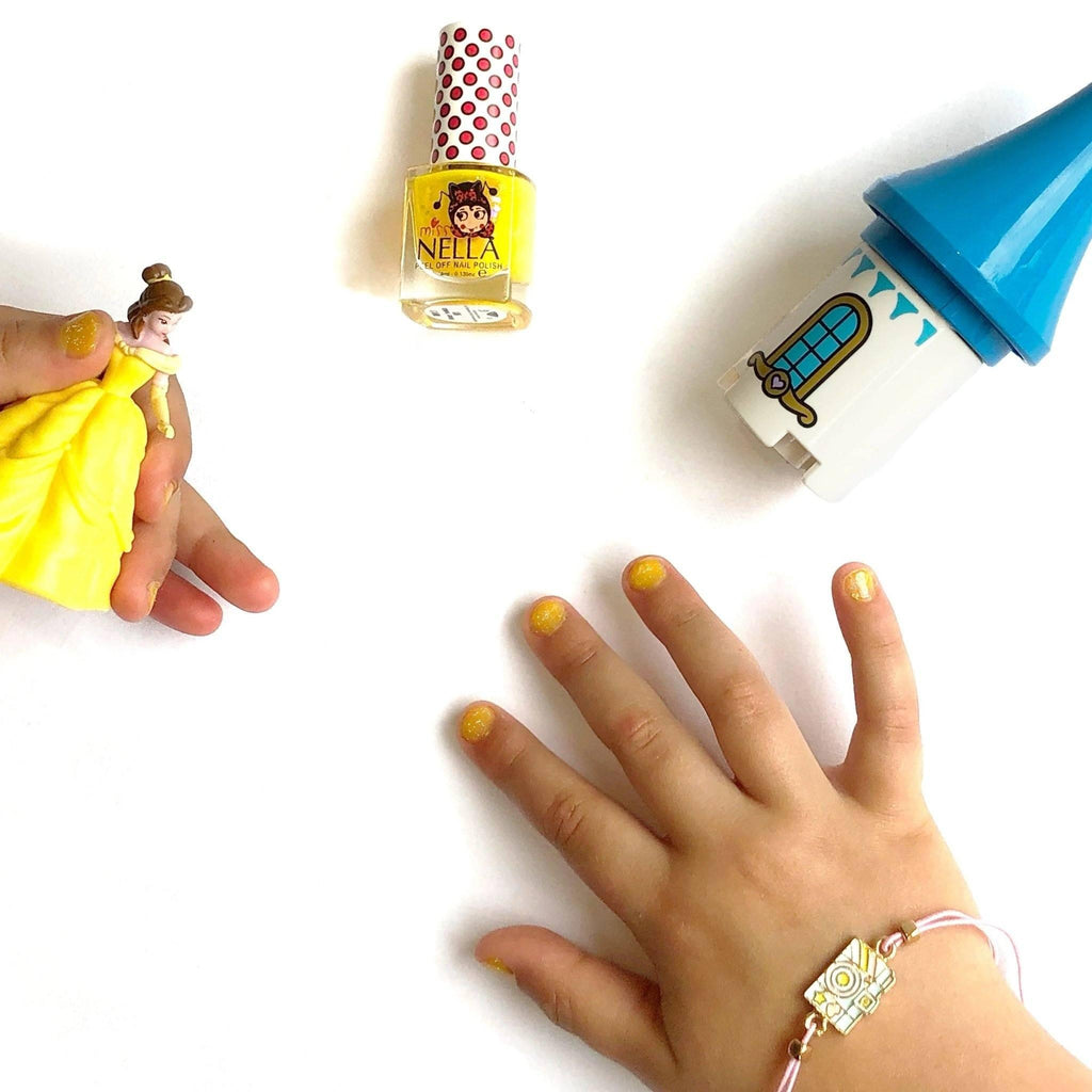 Miss Nella Honey Twinkles Glitter 4ml Peel off Kids Nail Polish - TOYBOX Toy Shop