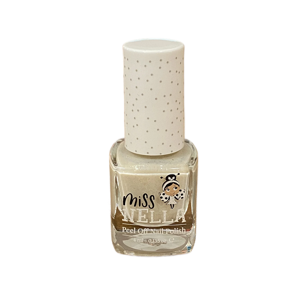 Miss Nella 4ml Peel off Nail Polish - Off White - TOYBOX Toy Shop