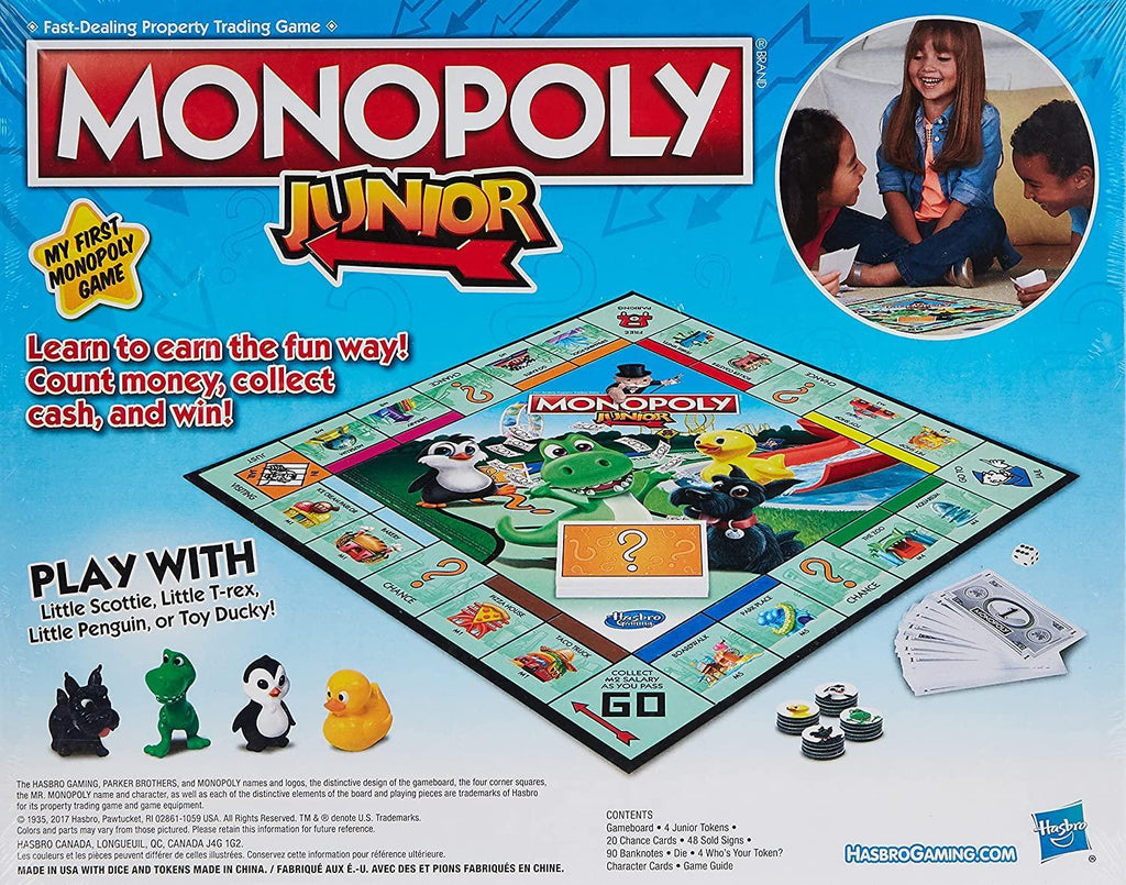 Monopoly Junior Board Game - TOYBOX Toy Shop