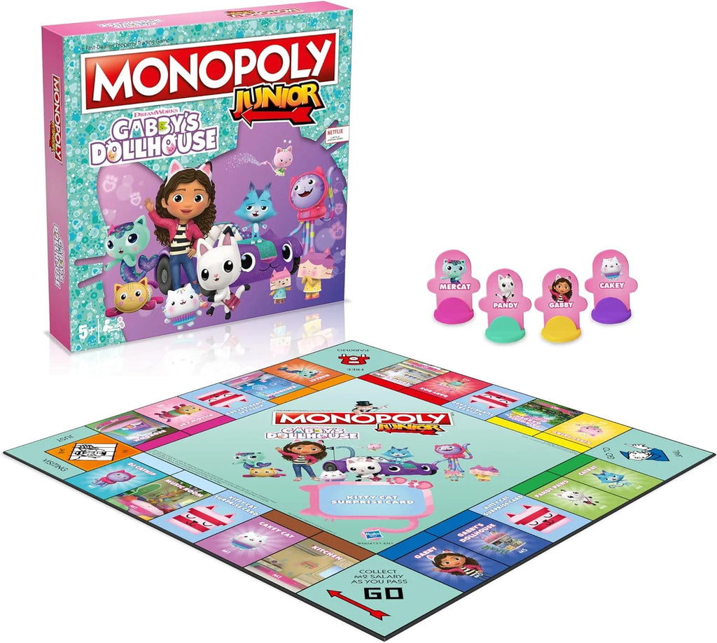 Monopoly Junior Gabbys Dollhouse - TOYBOX Toy Shop