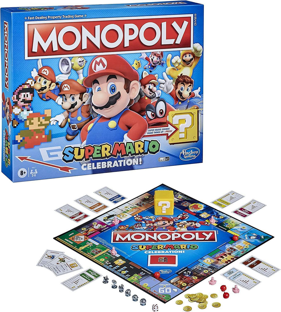 MONOPOLY Super Mario Celebration Edition Board Game - TOYBOX Toy Shop