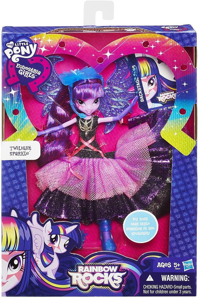 My Little Pony Equestria Girls Rainbow Rocks Deluxe Dress Twilight Sparkle Doll - TOYBOX Toy Shop