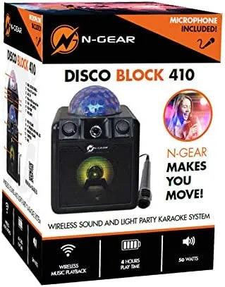 N-Gear Disco Block 410 Karaoke, Black - TOYBOX Toy Shop