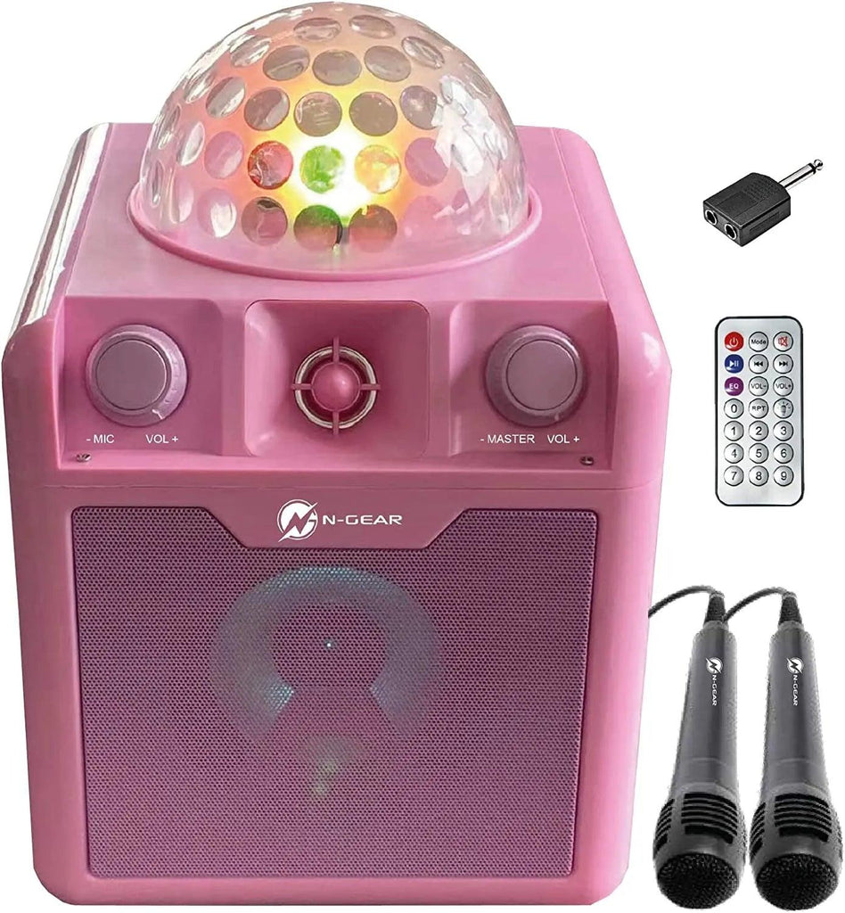 N-Gear Disco Block 410 Karaoke, Pink - TOYBOX Toy Shop