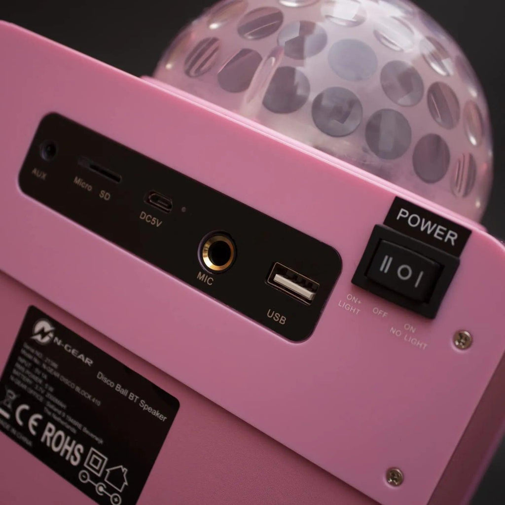 N-Gear Disco Block 410 Karaoke, Pink - TOYBOX Toy Shop