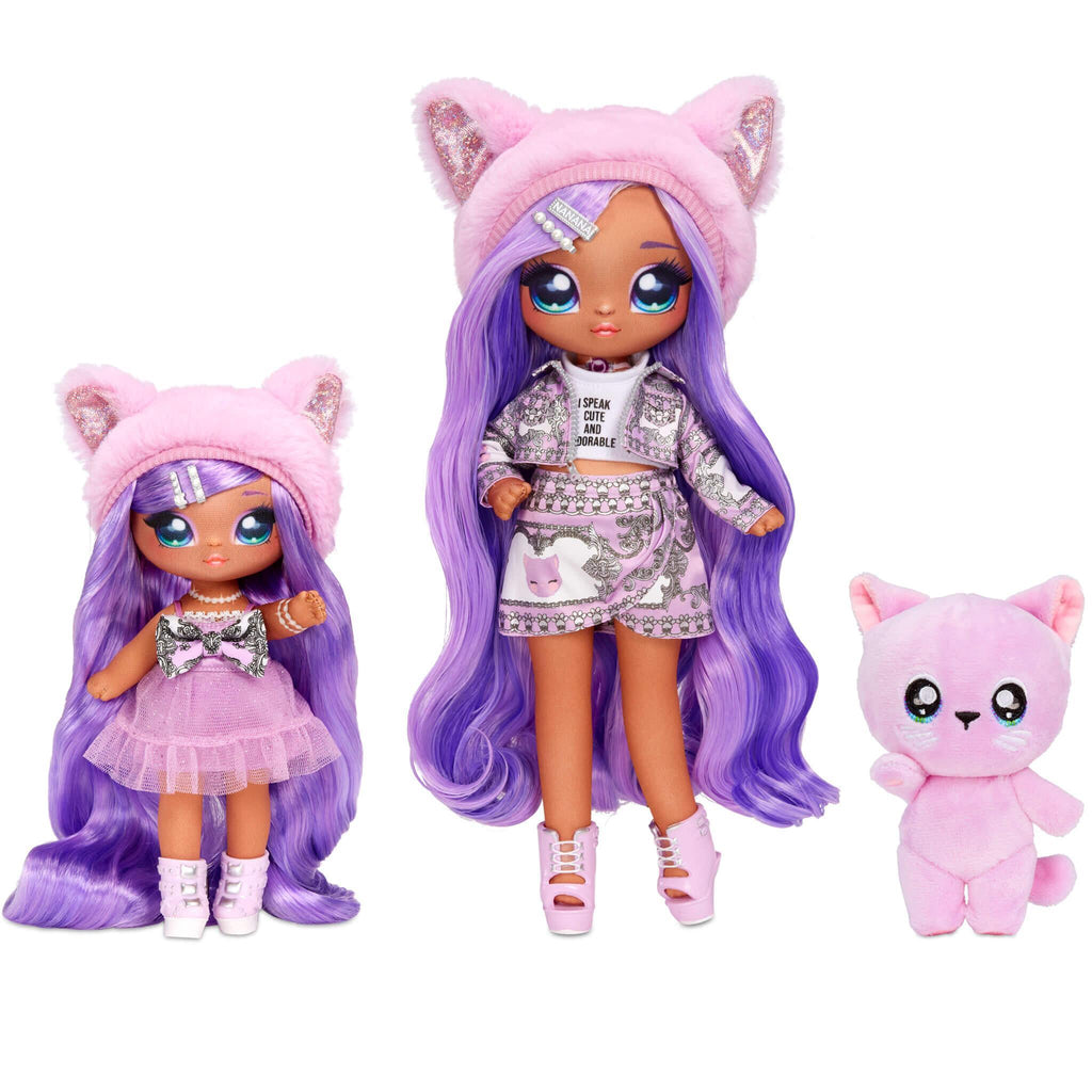Na! Na! Na! Surprise Family Soft Lavender Kitty Family Doll Set - TOYBOX Toy Shop