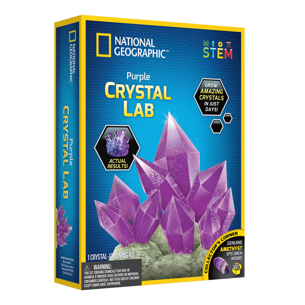 National Geographic Crystal Growing Kit - Purple - TOYBOX Toy Shop