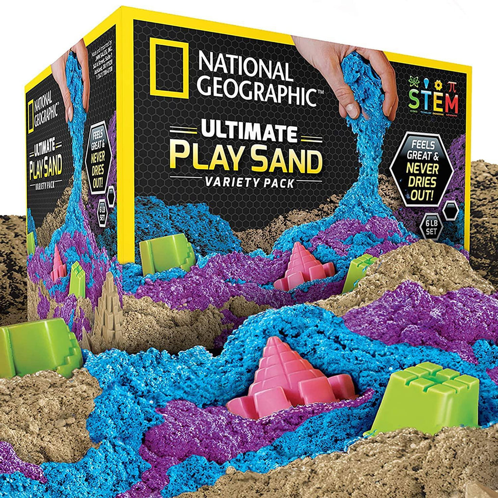 National Geographic Play Sand - Assorted Colours - TOYBOX Toy Shop
