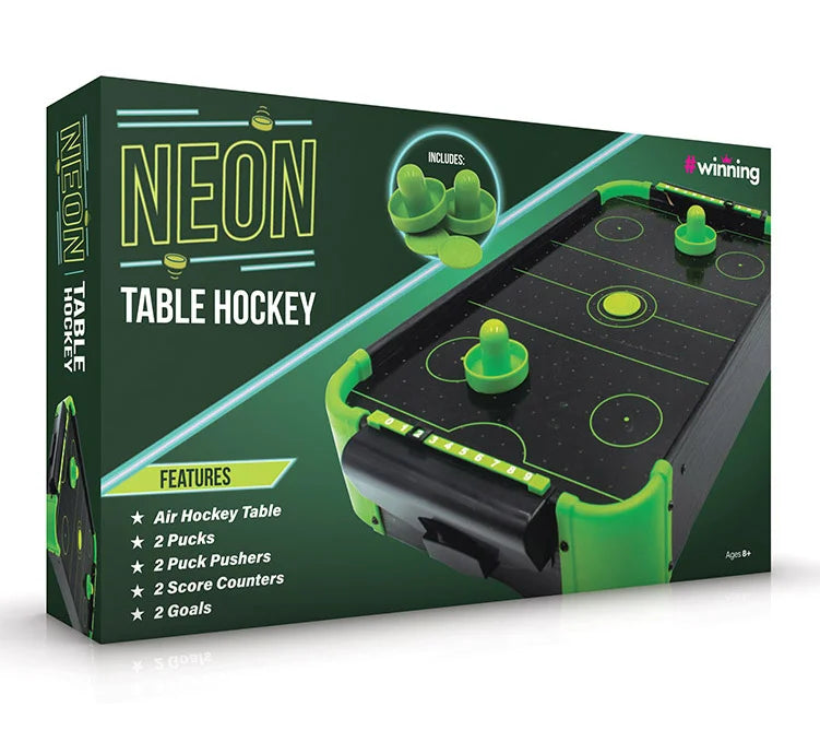 Neon Air Table Hockey Game - TOYBOX Toy Shop