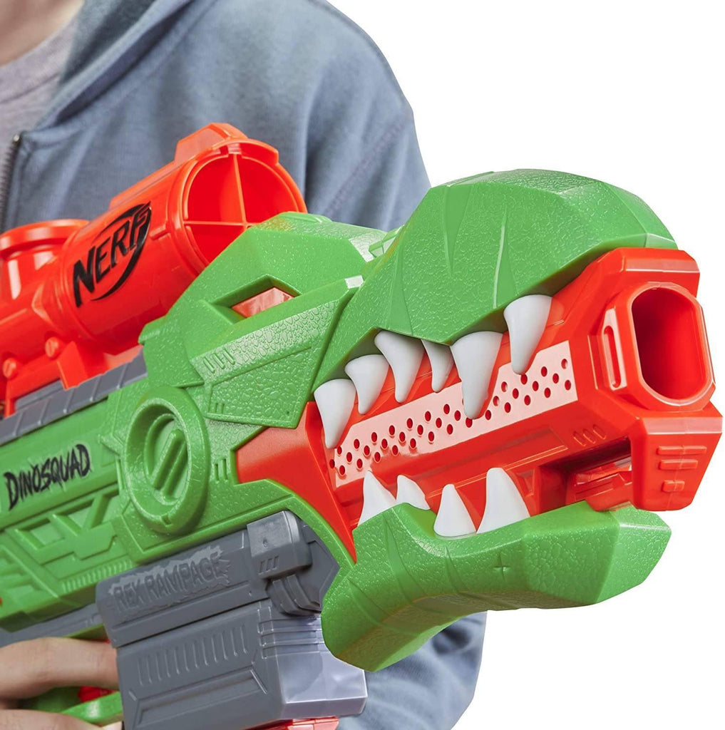 NERF DinoSquad Rex-Rampage Motorized Dart Blaster - TOYBOX Toy Shop