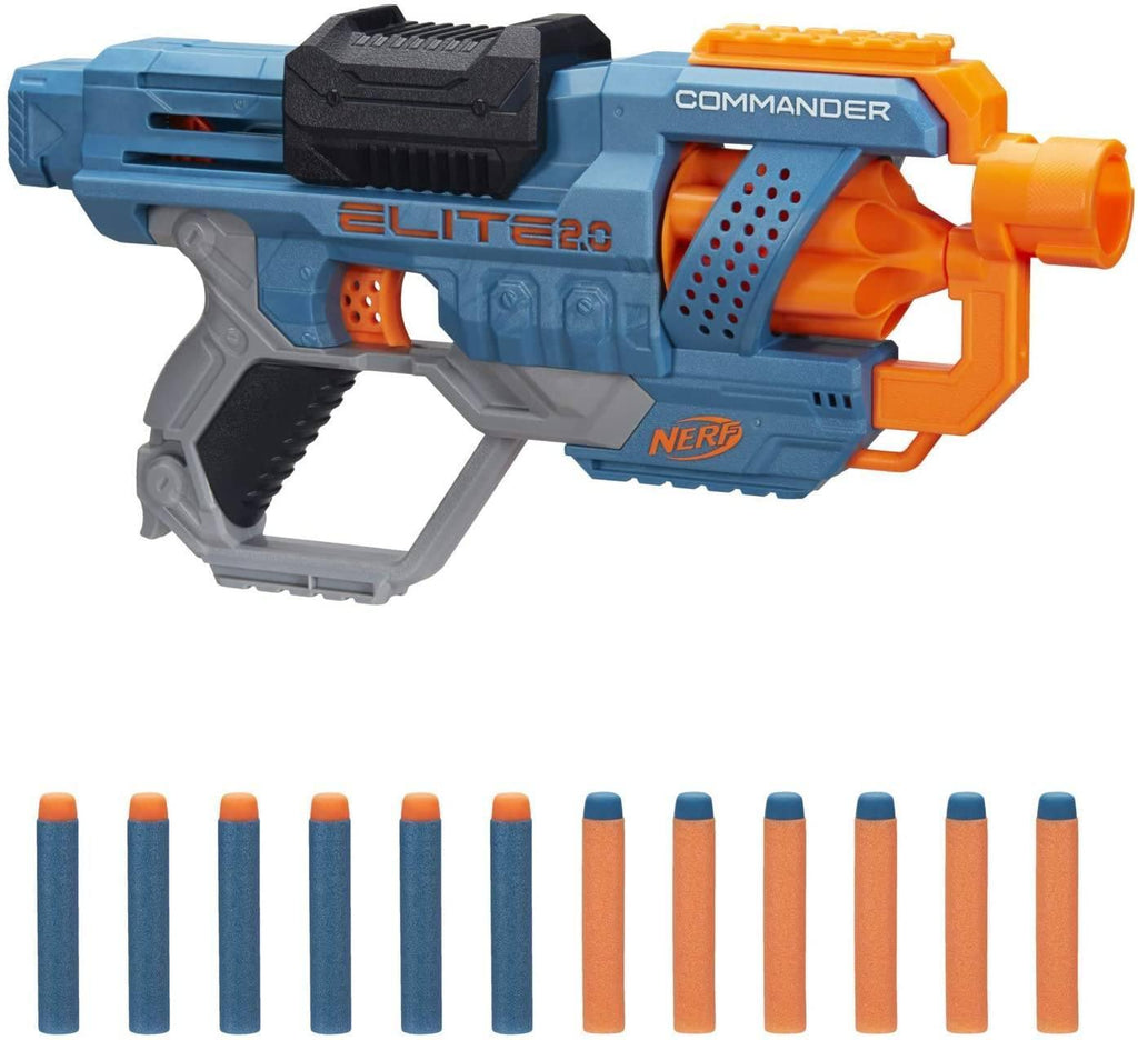 Nerf Elite 2.0 Commander RD-6 Blaster - TOYBOX Toy Shop