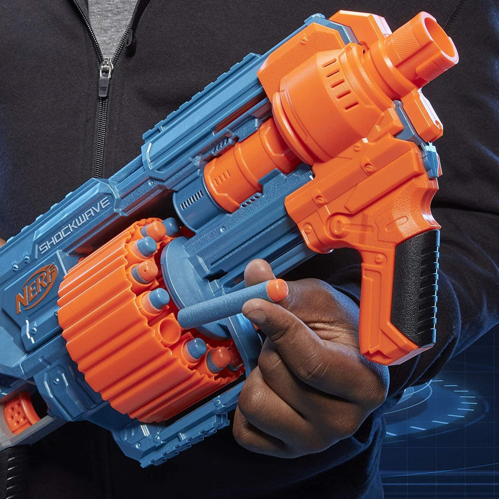 NERF Elite 2.0 Shockwave RD-15 Blaster - TOYBOX Toy Shop